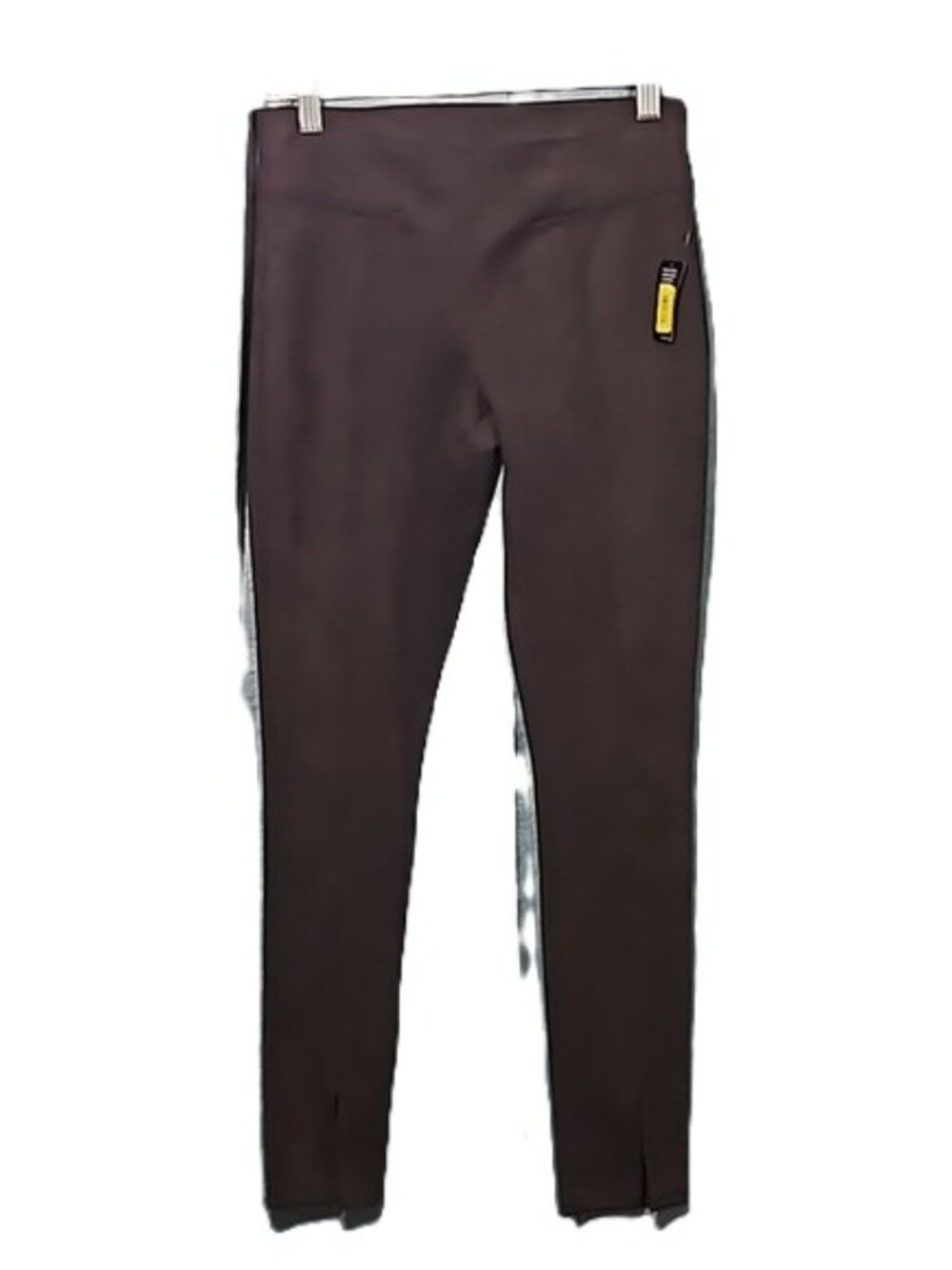 Anna and Ava Women's Chocolate Brown Faux Suede Ankle Leggings - Size Small